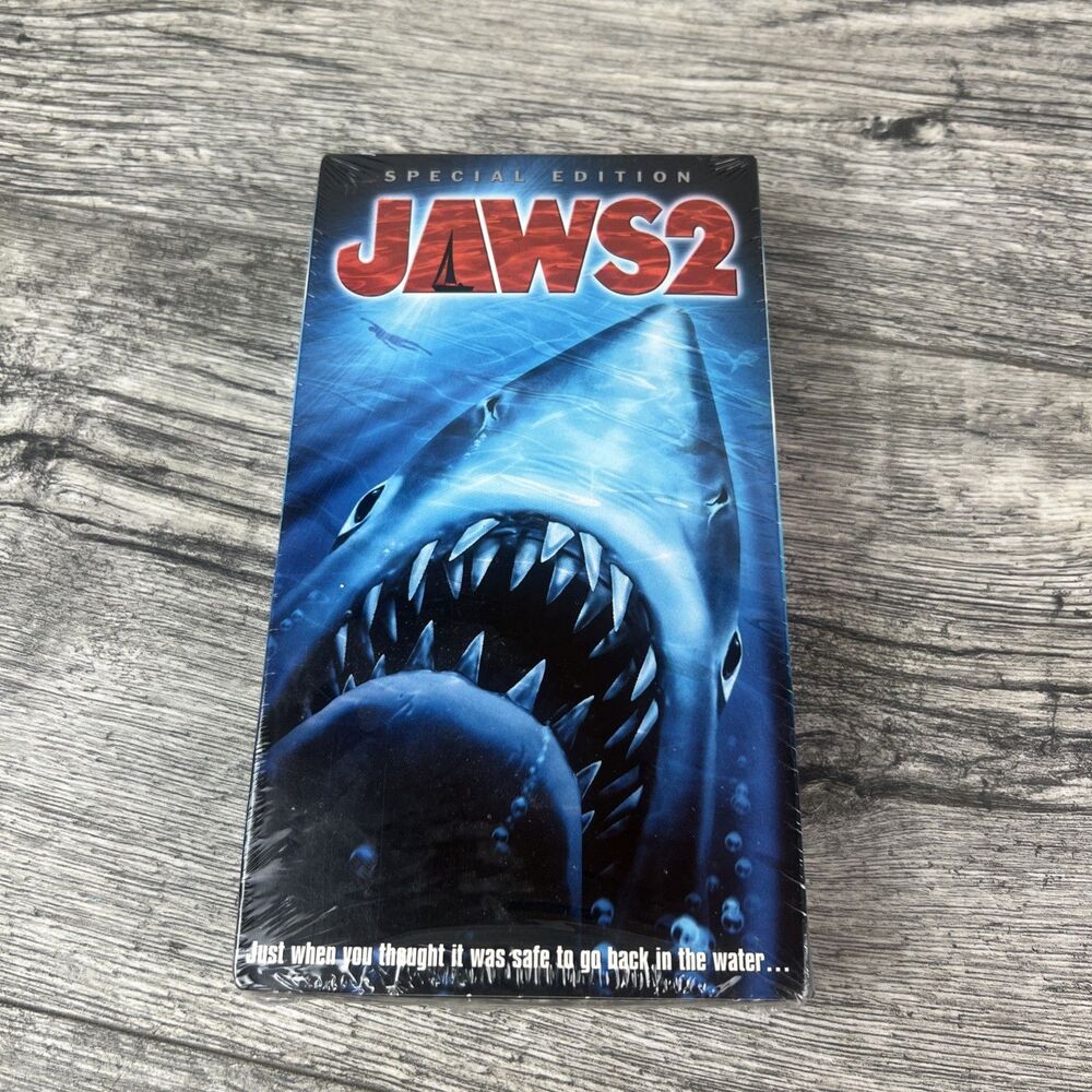 Jaws 2 Special Edition (VHS, 2001) Brand New Universal Water Mark Free Shipping!